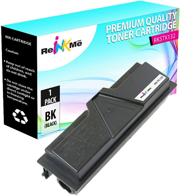 Kyocera TK-132 Compatible High Yield Black Toner Cartridge