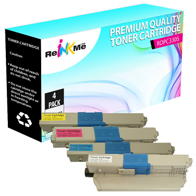 Okidata C330 Compatible Color Toner Cartridge Set