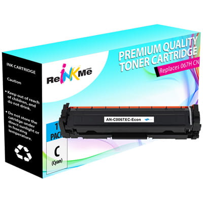 Canon 067H Cyan High Yield Compatible Toner Cartridge